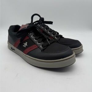 BRAND NEW Original Penguin Jingle Sneakers Leather/Fabric Upper Blue Size 8.5